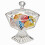 (With Foot) Pasabahce Sugar Candy Bowl Sweets Serving Dish 7