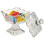 (With Foot) Pasabahce Sugar Candy Bowl Sweets Serving Dish 8