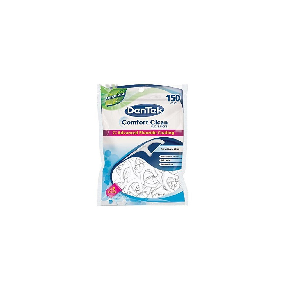 DenTek Comfort Clean Floss Picks Fresh Mint 150 Each