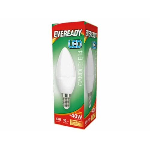 Eveready EVEREADY LED Candle Opel E14 Warm White Light Bulb , 1pk