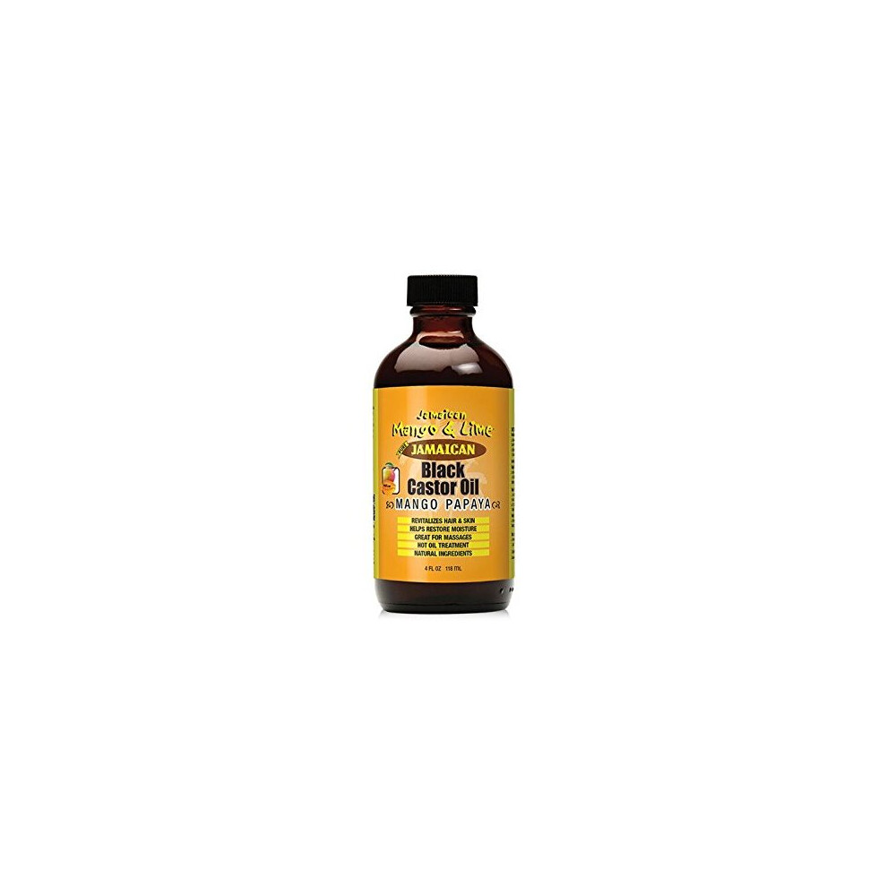 Jamaican Mango & Lime Black Castor Oil (Mango Papaya) 4Oz