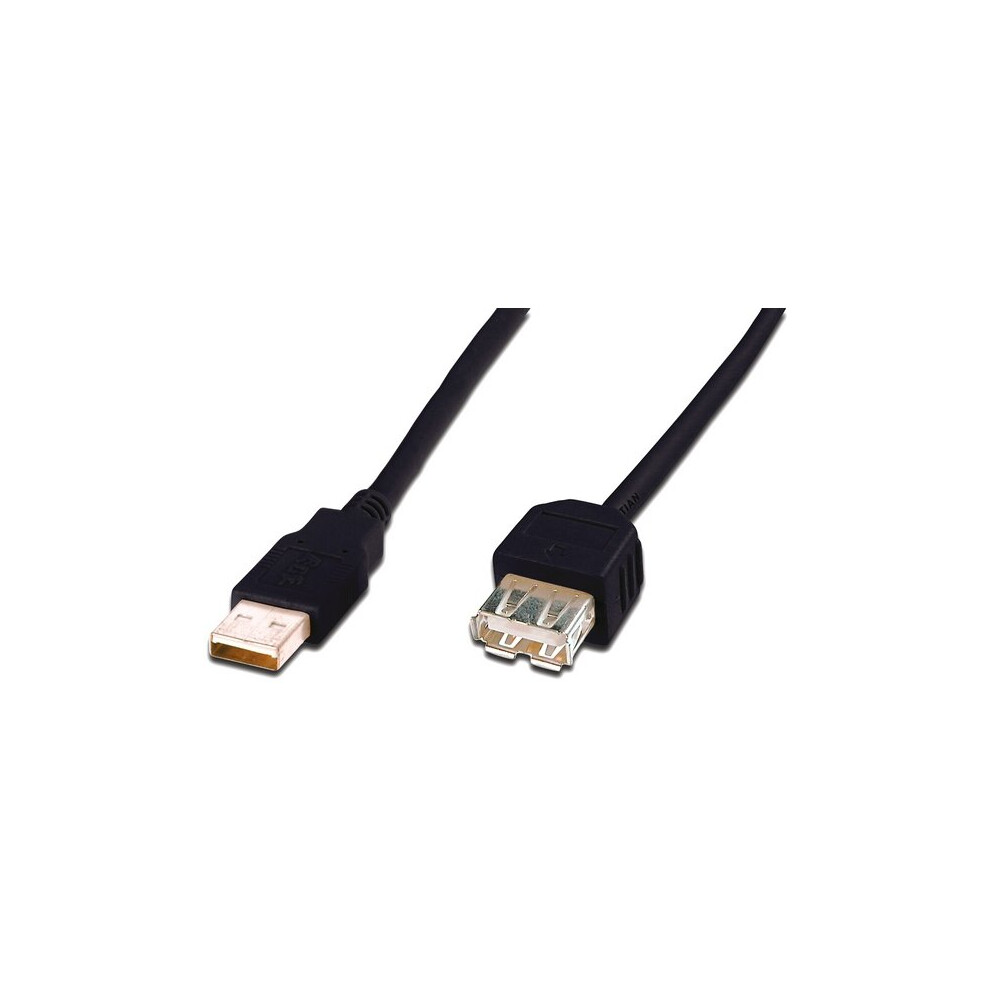 Assmann Electronic Ak-300202-030-S Usb Cable 3 M Usb 2.0 Usb A Black 4016032283195
