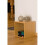 URBN Living 30cm Beech Wood Cube Box, Stackable Side Table & Storage Cabinet, Square Beech Veneer 1