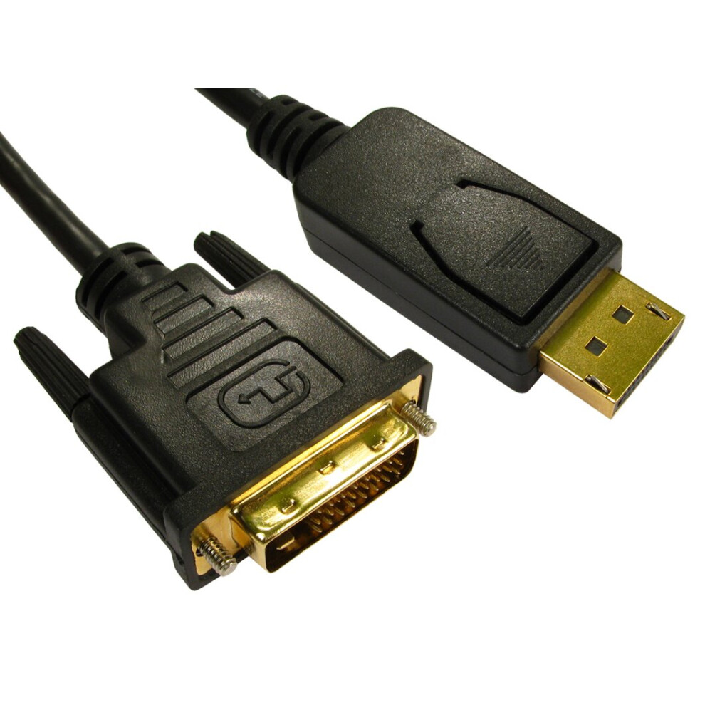 Cables Direct Displayport - Dvi, 1M Dvi-D Black 5055781225796