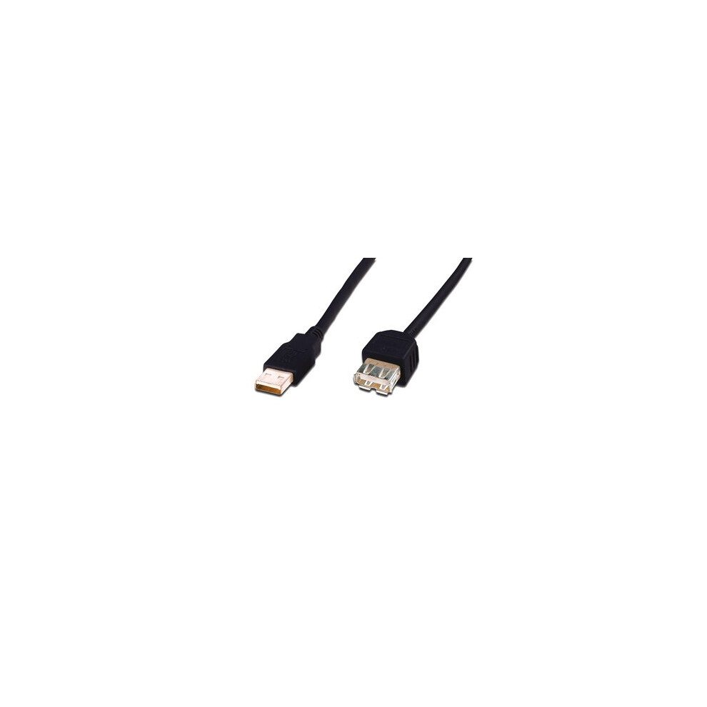 Assmann Electronic Ak-300202-018-S Usb Cable 1.8 M Usb 2.0 Usb A Black 4016032283188