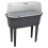 URBN Living (Black) Elevated Greenhouse Plastic Raised Garden Bed Planter with Lid 1