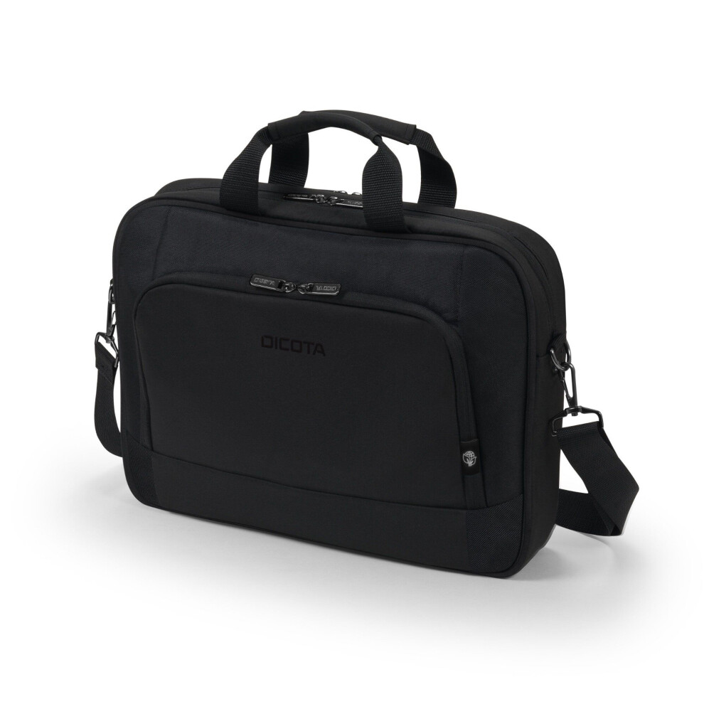 Dicota Eco Base 13-14.1 Inch Laptop Briefcase Black (D31324-RPET) - Image 9