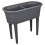 URBN Living (Black) Elevated Greenhouse Plastic Raised Garden Bed Planter with Lid 8