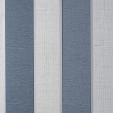 Larson Stripe Wallpaper Fine Décor Textured Vinyl Metallic Navy Silver