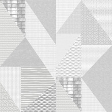 Catherine Lansfield Larsson Geo Grey Wallpaper Bedroom Living Room Rolls for Walls