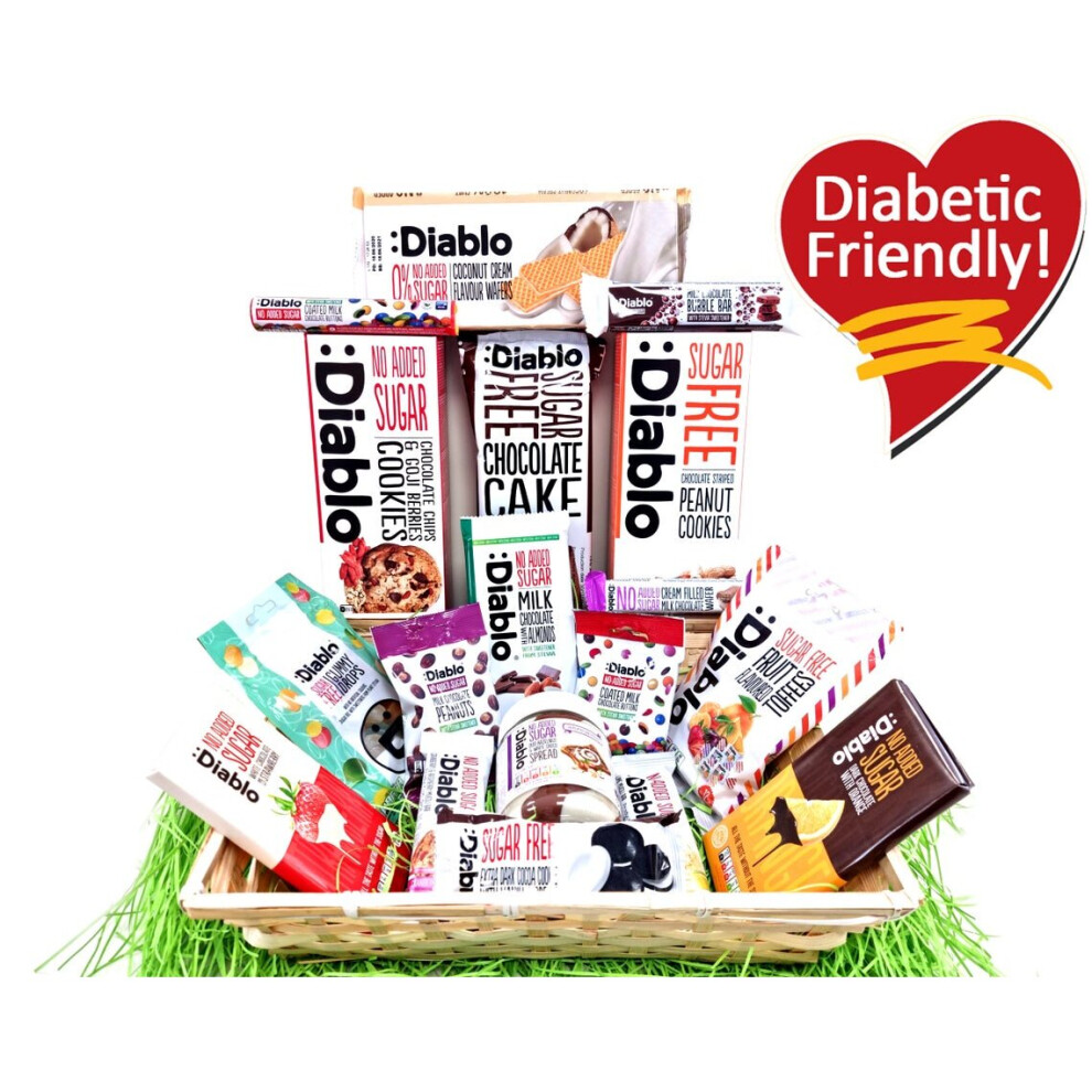 Diabetic Sugar Free Hamper Gift Birthday Fathers Mothers Day Christmas