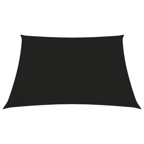 VidaXL vidaXL Sunshade Sail Oxford Fabric Rectangular 2x2.5 m Black Sunscreen Patio 2
