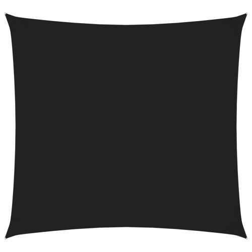 VidaXL vidaXL Sunshade Sail Oxford Fabric Rectangular 2x2.5 m Black Sunscreen Patio