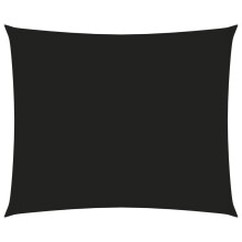 vidaXL Sonnensegel Oxford-Gewebe Rechteckig 2x3 m Schwarz