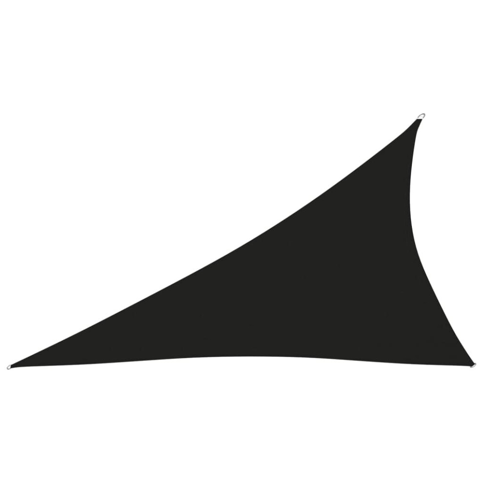 Vidaxl Sunshade Sail Oxford Fabric Triangular 3X4x5 M Sunscreen Patio Black