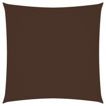 vidaXL Sonnensegel Oxford-Gewebe Quadratisch 3x3 m Braun