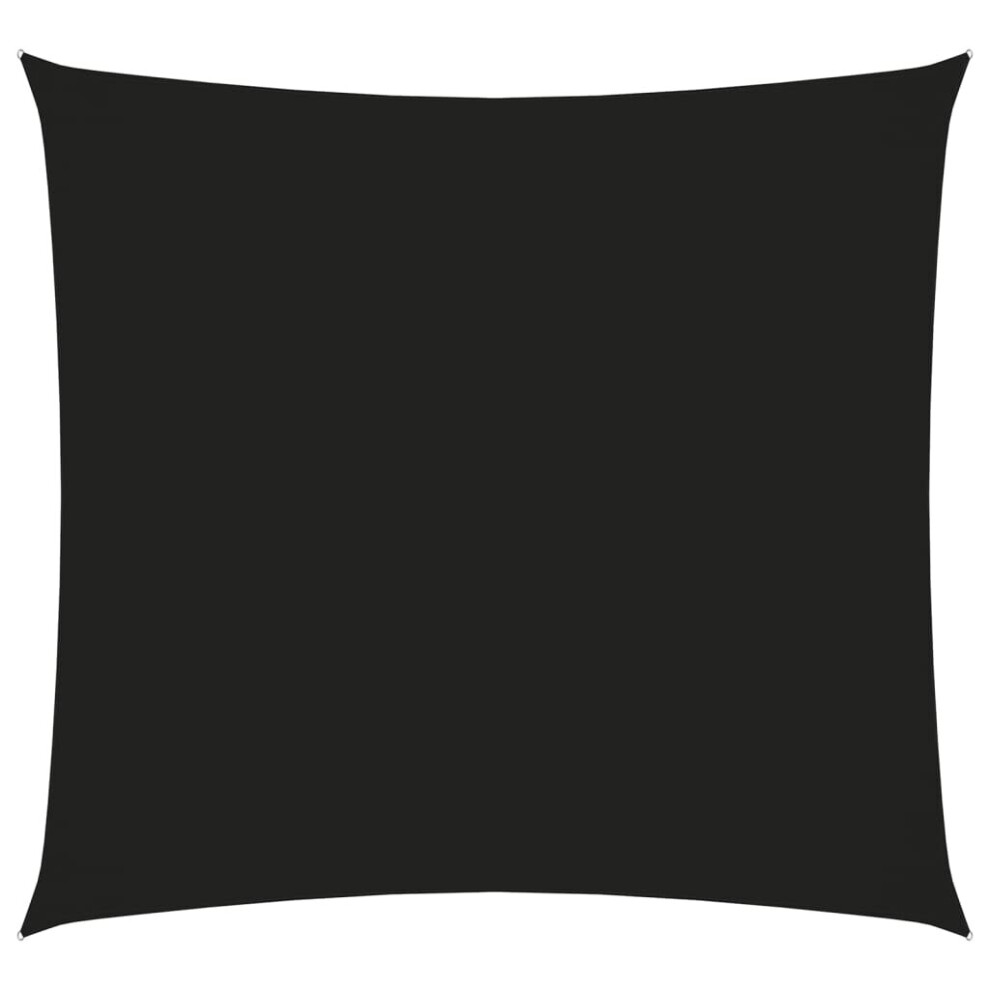 Vidaxl Black Sunshade Sail Oxford Fabric Square 2X2 M Sunscreen Patio Shade