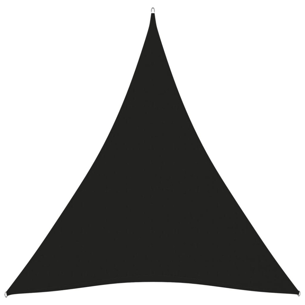 Vidaxl Sunshade Sail Oxford Fabric Triangular 3X4x4 M Sunscreen Patio Black