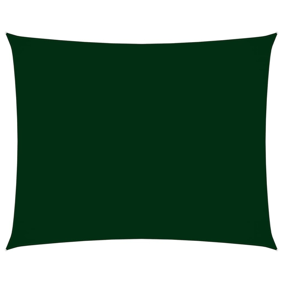 Vidaxl Sunshade Sail Oxford Fabric Rectangular 2X3.5 M Dark Green Shade Canopy