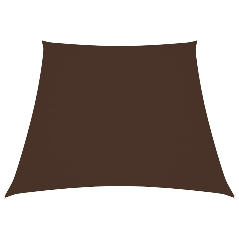 vidaXL Sunshade Sail Oxford Fabric Trapezium 3/4x3 m Brown Sunscreen Canopy