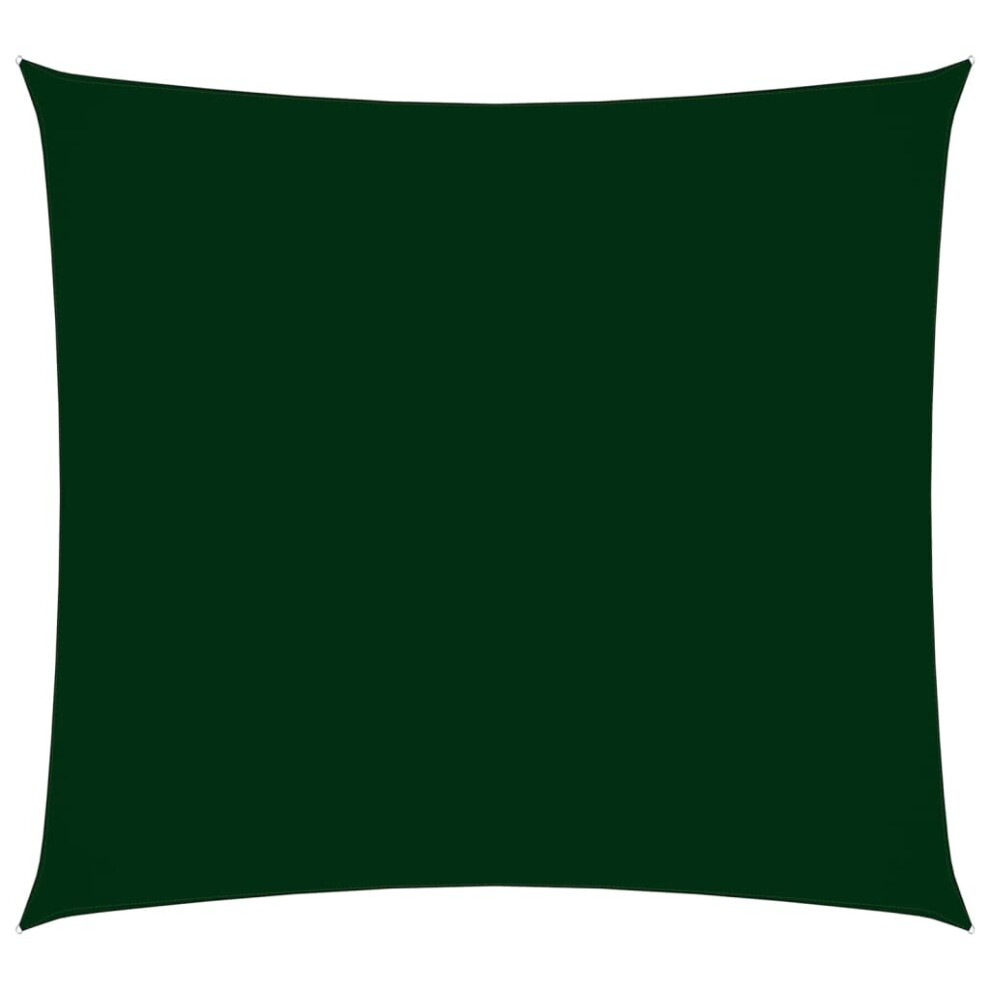 Vidaxl Sunshade Sail Oxford Fabric Square 3.6X3.6 M Dark Green Shade Canopy
