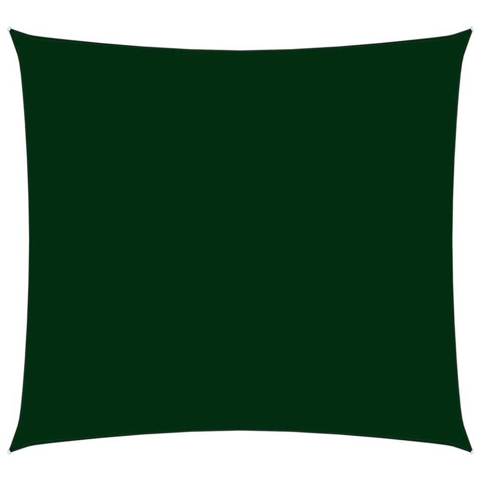 vidaXL Sunshade Sail Oxford Fabric Square 3.6x3.6 m Dark Green Shade Canopy