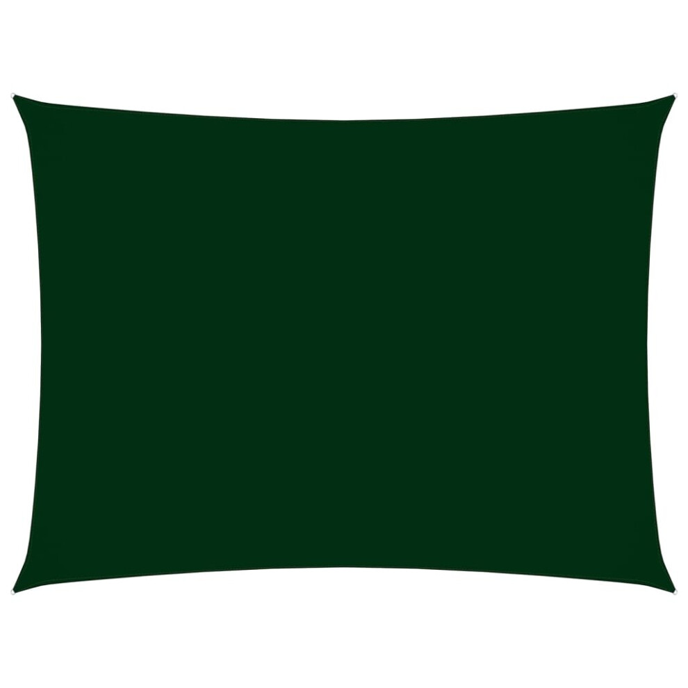 Vidaxl Sunshade Sail Oxford Fabric Rectangular 2.5X4.5 M Dark Green Sunscreen