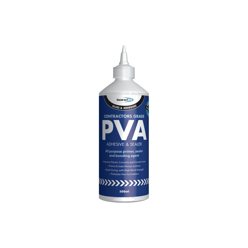 (500Ml) Contractors Pva Adhesive And Sealer 5060021369260