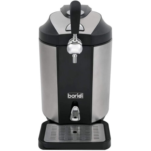 Baridi Beer Dispenser 5L Keg Universal Tap Pump Machine with Integrated Cooling