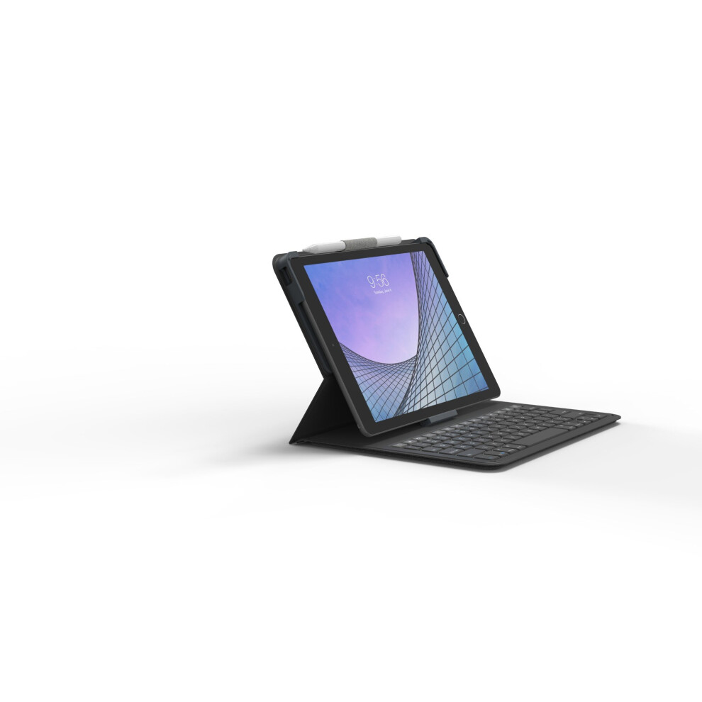 Zagg Keyboard Messenger Folio 2-Apple-Ipad 10.2/10.5-Charcoal-Uk