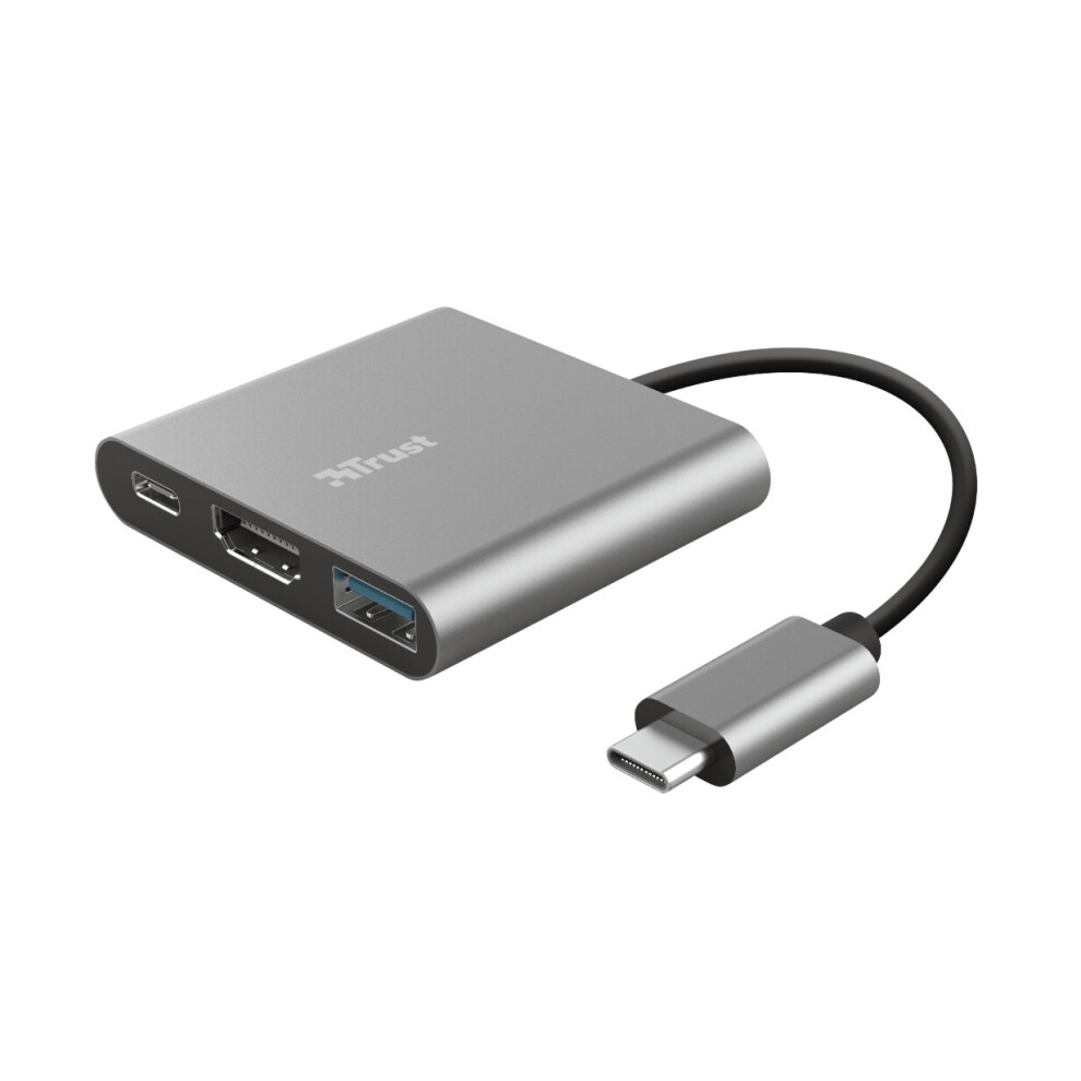 Trust Dalyx Usb 3.2 Gen 1 (3.1 Gen 1) Type-C 5 Mbit/S Aluminium, Black 8713439237726