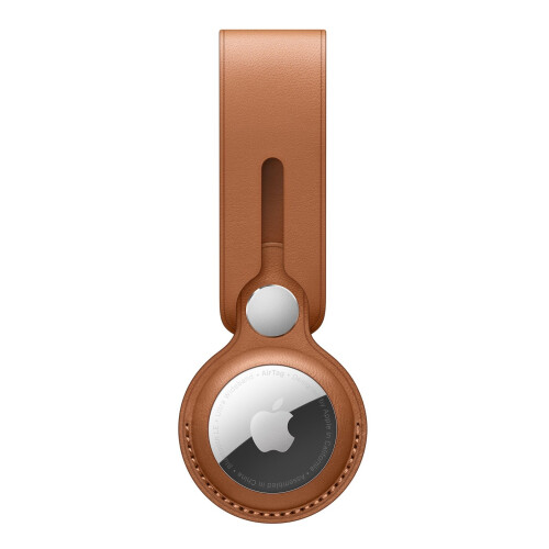 Apple Apple AirTag Leather Loop - Saddle Brown
