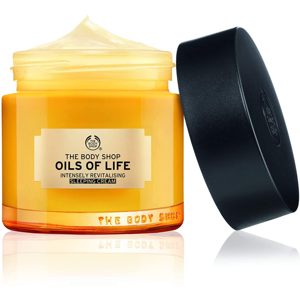 The Body Shop Oils Of Life Intensely Revitalising Sleeping Cream 80ml