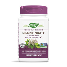 Nature's Way Silent Night Capsules, White/Purple, No flavor, 100 Count