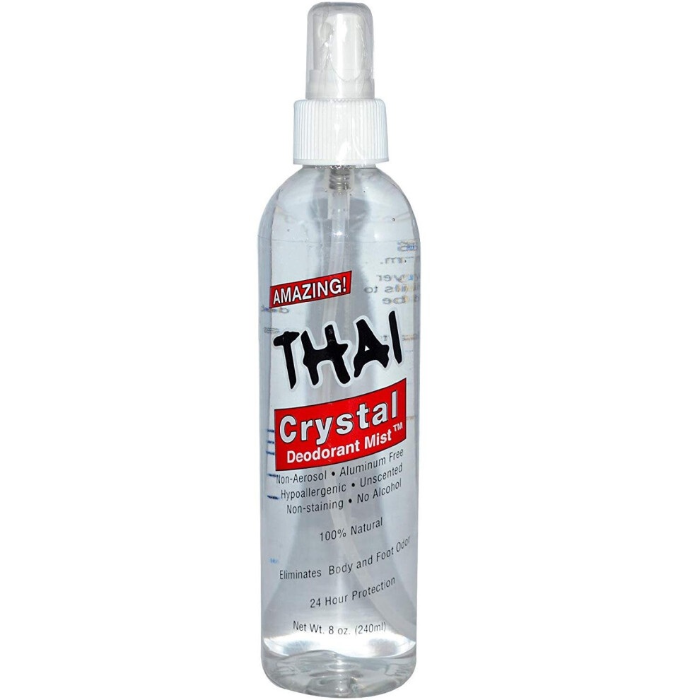 Thai Deodorant Stone Thai Crystal Mist Deod Pump 8 Ounces