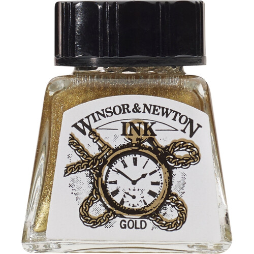 Winsor & Newton Gold -piirustusmuste 14 ml pullo