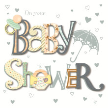 On Your Baby Shower Greeting Card By Talking Pictures Greetings Cards