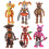 6PCS FNAF Five Nights At Freddy's Action Figures Giocattolo 1