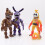 6pcs Five Nights At Freddy's Light Figures Jouet à visage changeant 5