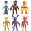 6pcs Five Nights At Freddy's Light Figures Jouet à visage changeant 4