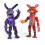 6pcs Five Nights At Freddy's Light Figures Jouet à visage changeant 6