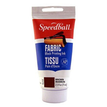 Speedball-kankaan painomuste, 2,5 unssia, ruskea