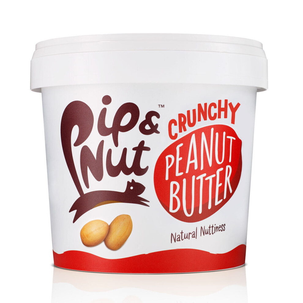 Pip & Nut Crunchy Peanut Butter Nuts Spread High In Fibre Pack 2 x 1kg