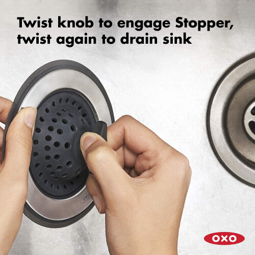OXO OXO Good Grips 2-in-1 Sink Strainer Stopper 1