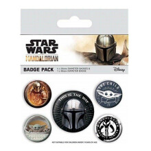 Star Wars: The Mandalorian This Is The Way Badge Set (Pack of 5)