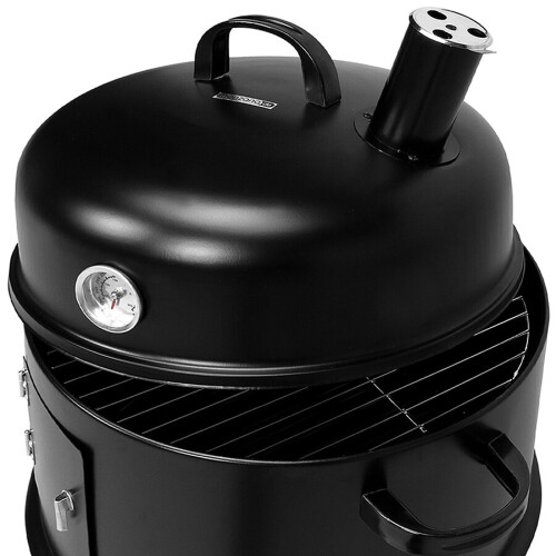 Black Barbecue BBQ Smoker Grill with Termometer, Best 1