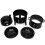 Black Barbecue BBQ Smoker Grill with Termometer, Best 4
