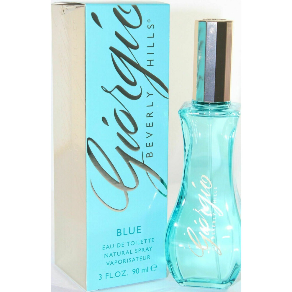 GIORGIO BLUE 3.0 OZ EDT SPRAY FOR WOMEN BY BEVERLY HILLS