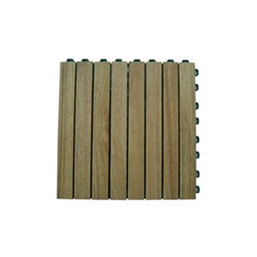 Tile Snapping Deck Tiles Plantation Teak Slat Deck Tile Hardwood 8 Slat ...