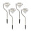 (Colour Changing LED) Solarize Solar Diamond LED Lights Set of 4 1